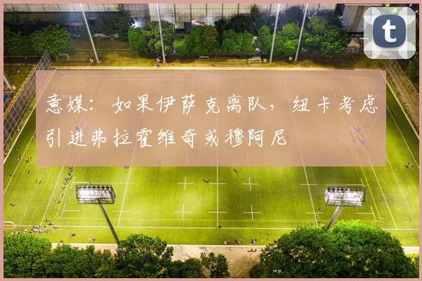 意媒：如果伊萨克离队，纽卡考虑引进弗拉霍维奇或穆阿尼